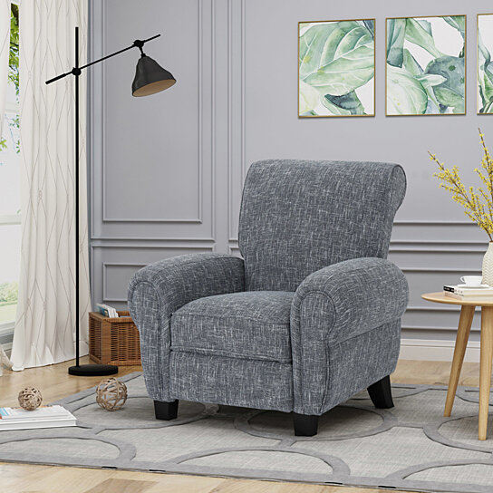 Tripp Monte Traditional Upholstered Pushback Recliner